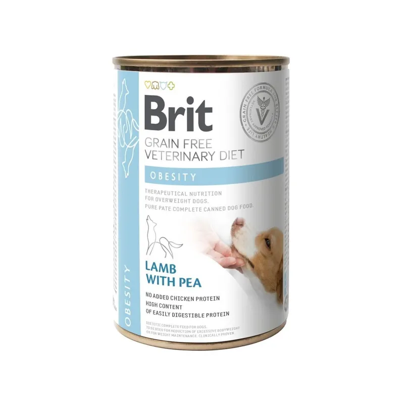 Brit Veterinary Diet Dog Obesity Grain Free Can 400 g