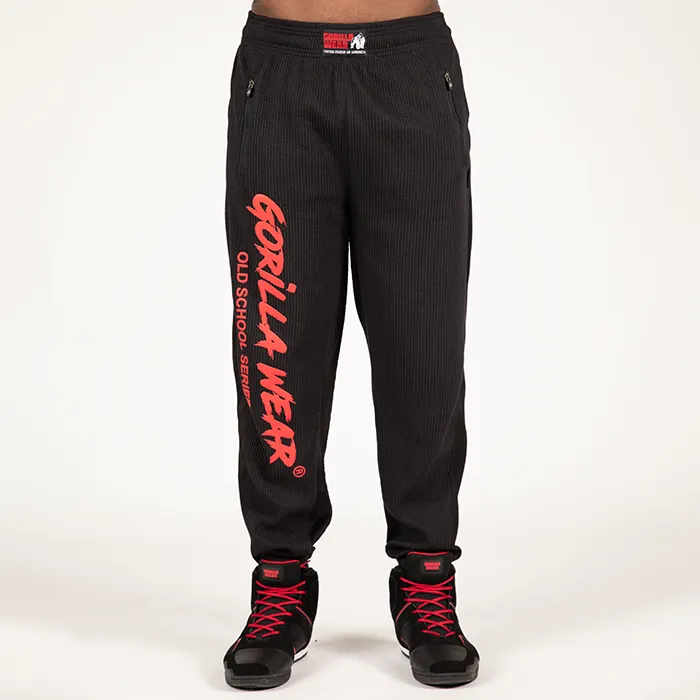 Augustine Old School Pants, black/red, small/medium