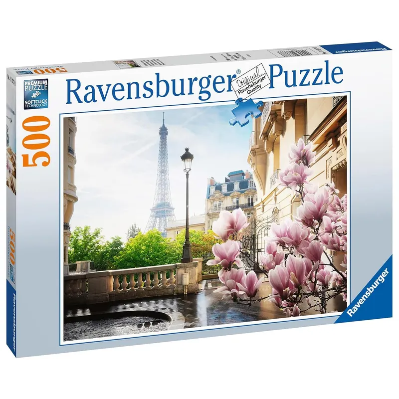 Pussel Spring In Paris 500 bitar, Ravensburger