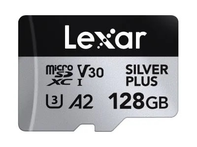 Lexar Professional SILVER PLUS microSDXC UHS-I minneskort 128 GB