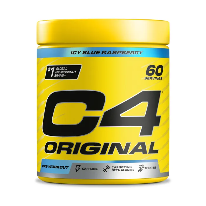 C4 PWO 60 portioner - Icy Blue Razz
