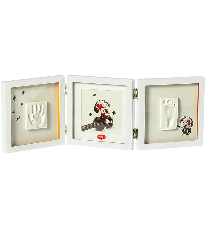 Tiny Love Avtrycksset - Hand/Fot - Dubbelram - Vit