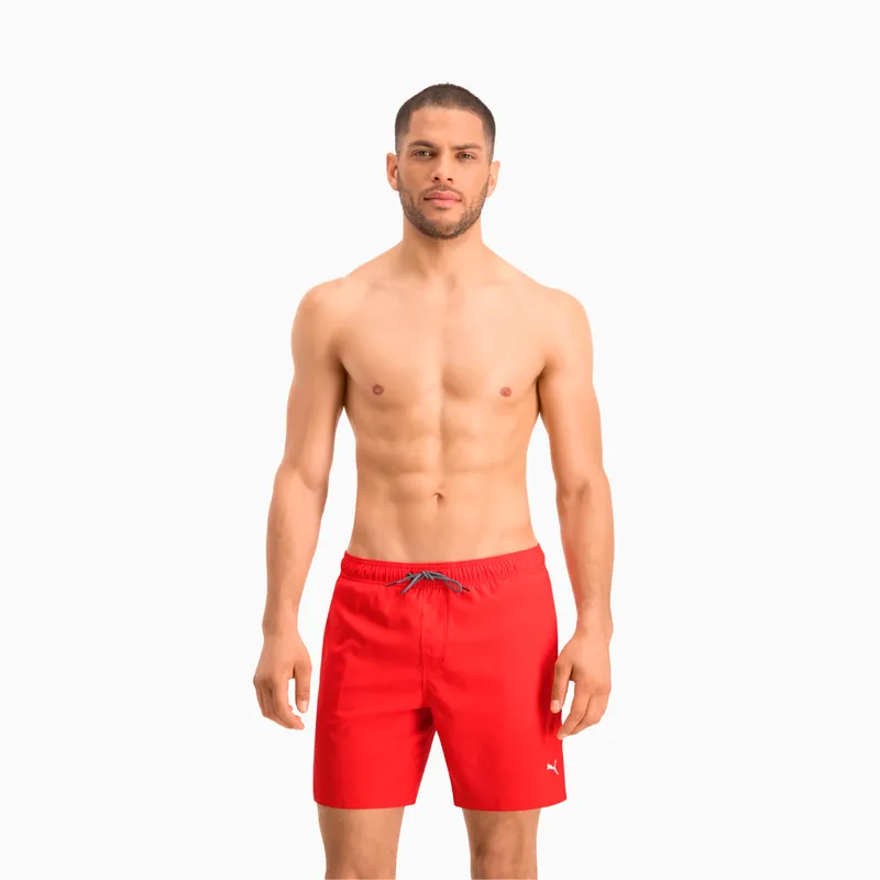 Puma Badbyxor Core Enjoy Swim Shorts Röd polyester X-Large Herr