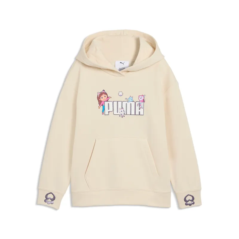 Puma Gabby’s Dollhouse Avslappnad Huvtröja, Vit, 104