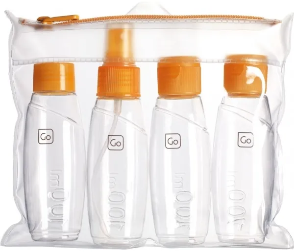 Go Travel Cabin Bottle Set Orange