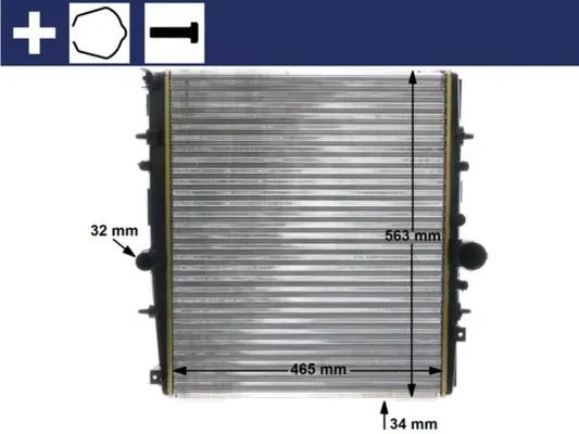 Kylare MAHLE CR 1437 000S