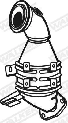 Katalysator WALKER 28726