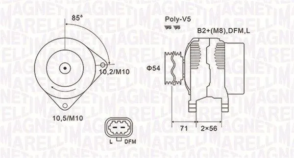 Generator MAGNETI MARELLI 063731960010