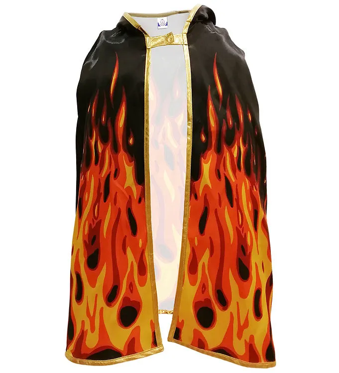 Liontouch Maskeradkläder - Flammanöver - Svart/Orange/Gul