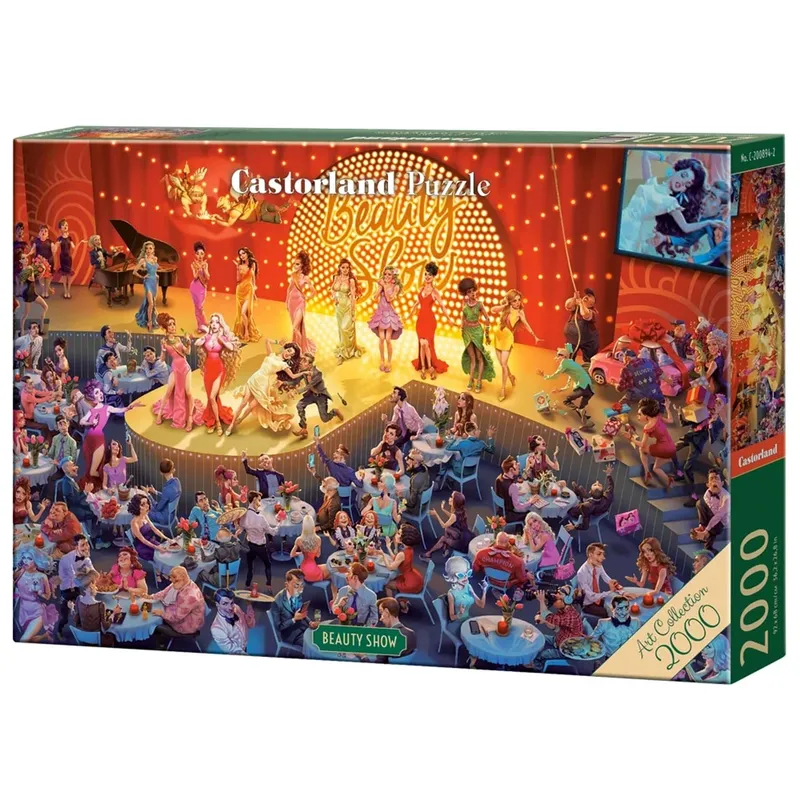 Castorland Pussel Art Collection - Skönhetsshow 2000 bitar