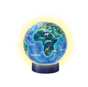 Ravensburger 3D Pussel - 72 Delar - Globe Nightlight