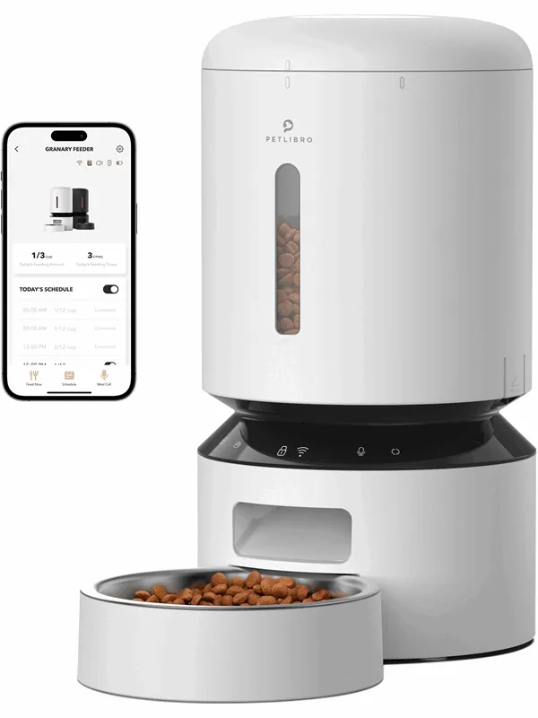 Petlibro Granary WiFi Foderdispenser 5L Vit