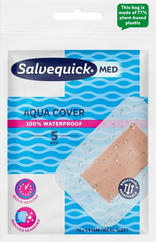 SalvequickMED Aqua Maxi Cover plåster 5 st