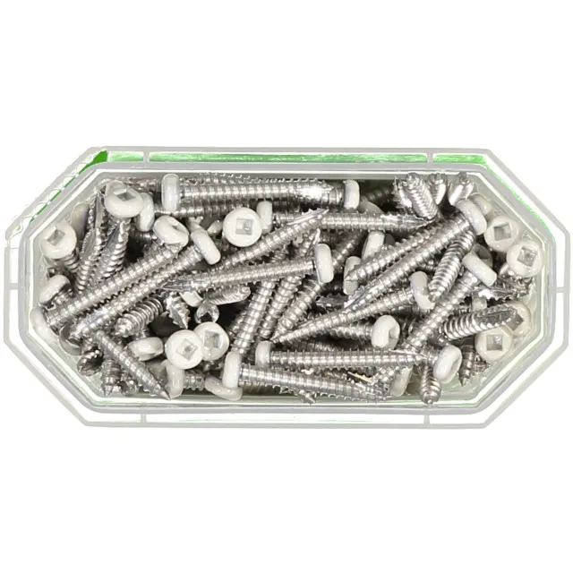 BLECKSKRUV A2 VIT 3,5X25 200ST | Beijerbygg Byggmaterial