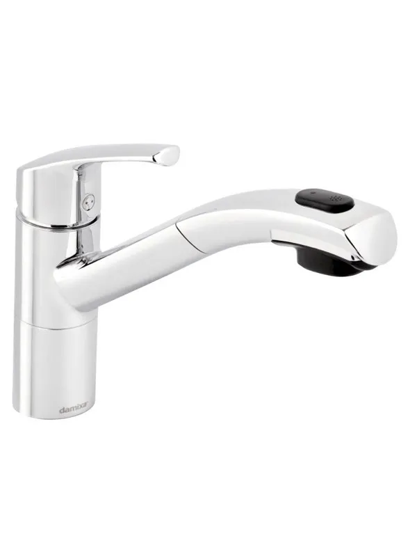 Damixa Rowan kitchen faucet with pull-out shower, chrome