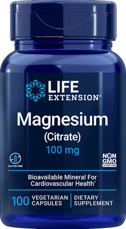 Life Extension - Magnesiumcitrat, 100 mg - 100 kapslar