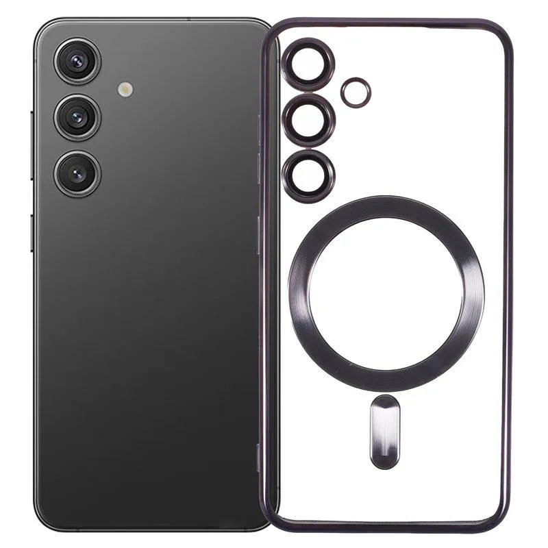 X-LEVEL Mobilskal till Samsung Galaxy S24 Magnetiskt Klart Lila