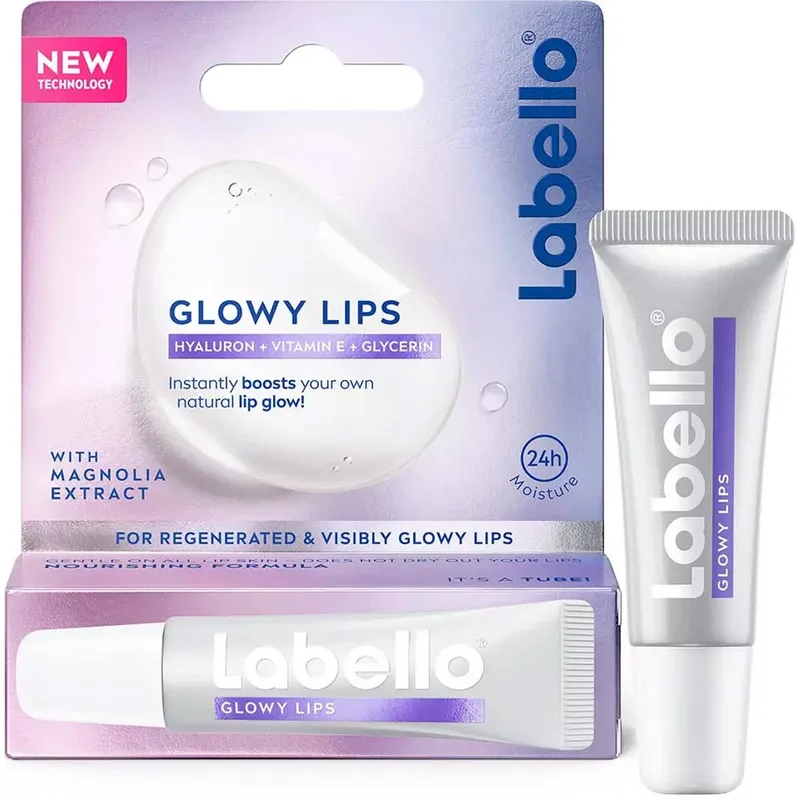Labello Läppbalsam Glowy Lips Clear 10 ml