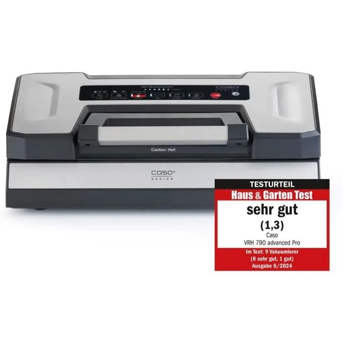 Caso Design VRH 790 Vakuumförpackare Advanced Pro - Silver/Svart