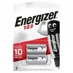 Energizer Lithium Fotobatteri 123, 3 V, 2-pack
