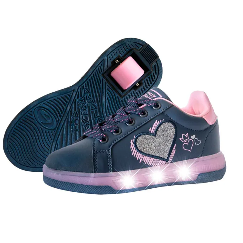 Breezy Rollers Rullskor Blast Led lys Lila Rosa (#7973)