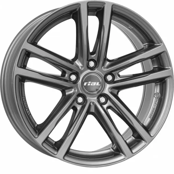 Rial X10 Metal Grey - 7/16 5/120 ET31 B72.6