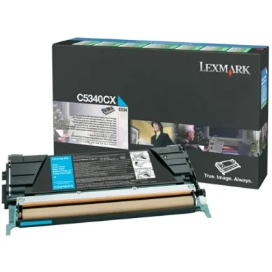 Lexmark toner C5340CX original cyan 7.000 sidor