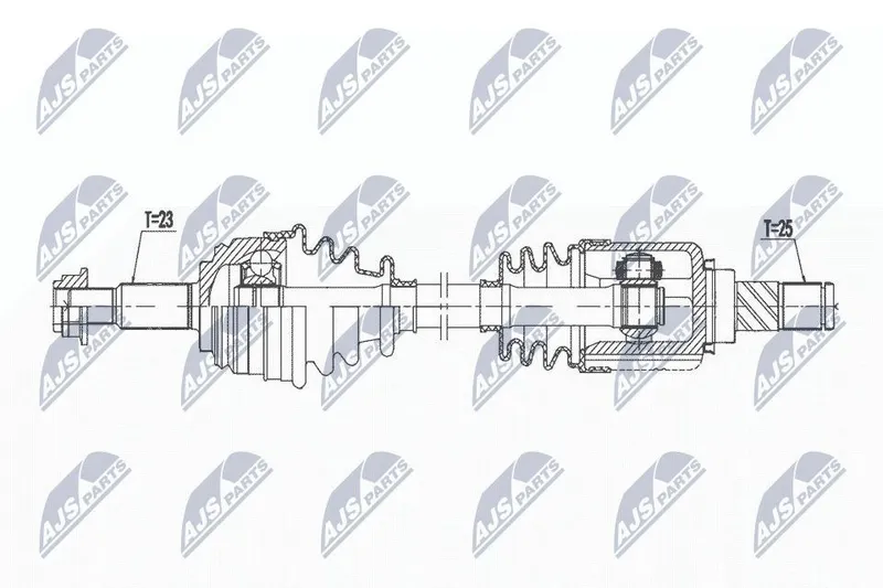Drivaxel NTY NPW-NS-110