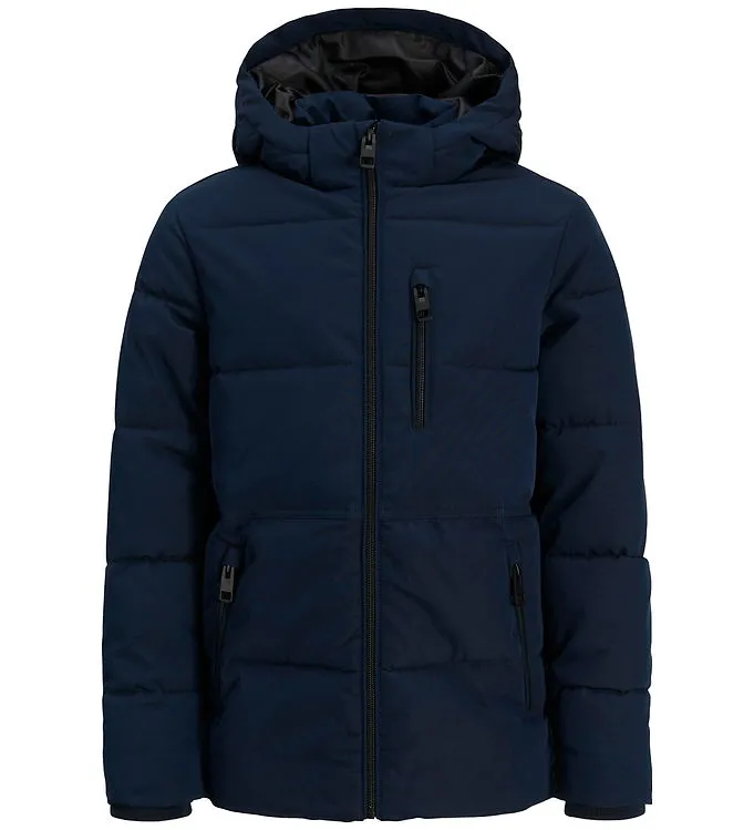 Jack & Jones Vadderad jacka – JjEowen – Sky Captain/Solid (#1949)