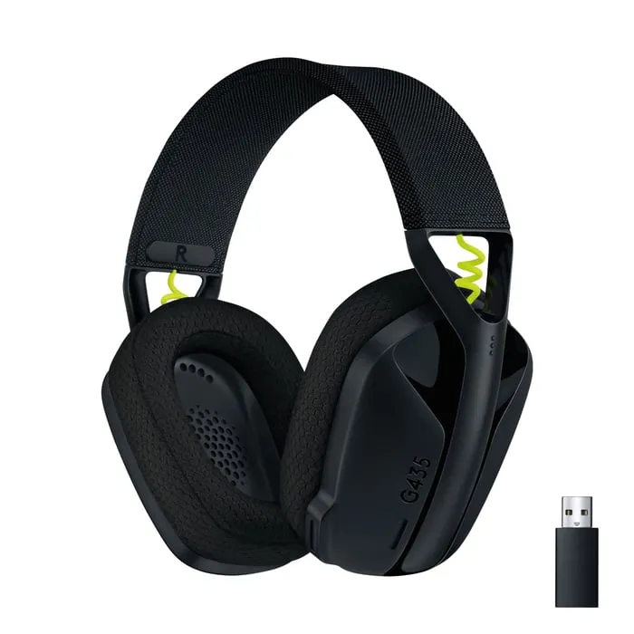 Logitech G435 LIGHTSPEED Trådlöst Gaming Headset (svart)
