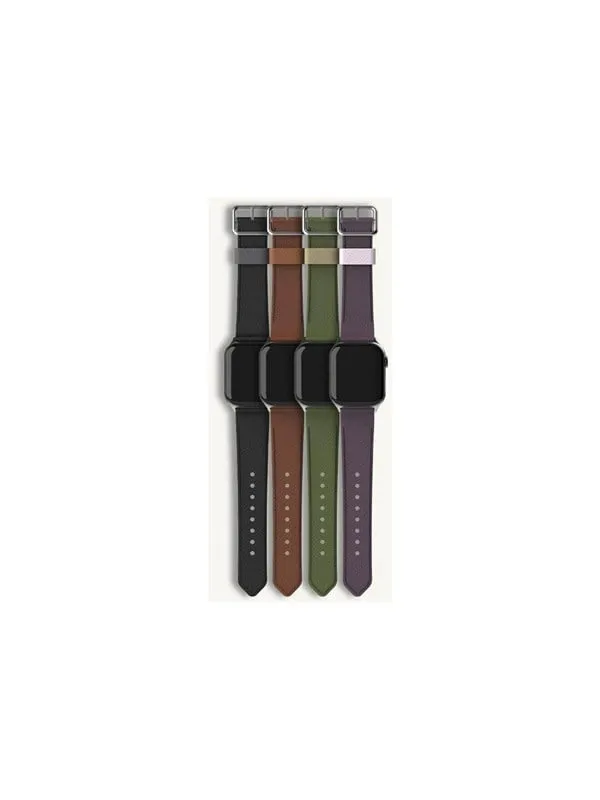 OtterBox Symmetry Cactus Leather Watch Band for Apple Watch 40/41/42mm Cactus Groove - green