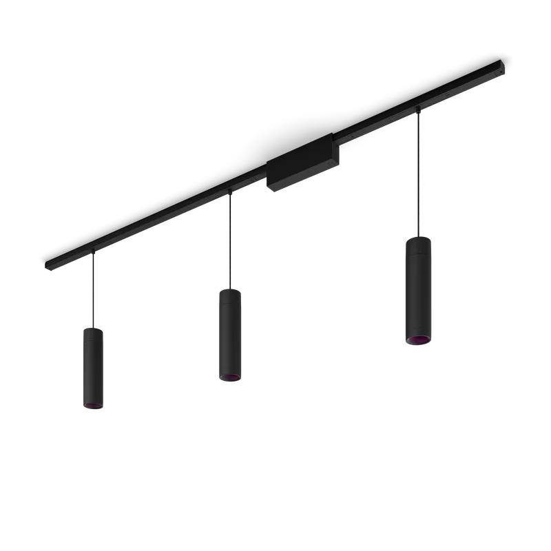 Philips Hue Perifo Ceiling Pendant - 3 Cylinders - Black