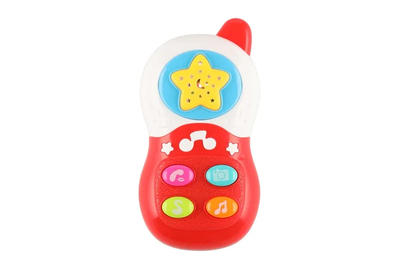 Babyleksak Mobil med musik & ljuseffekter - Röd