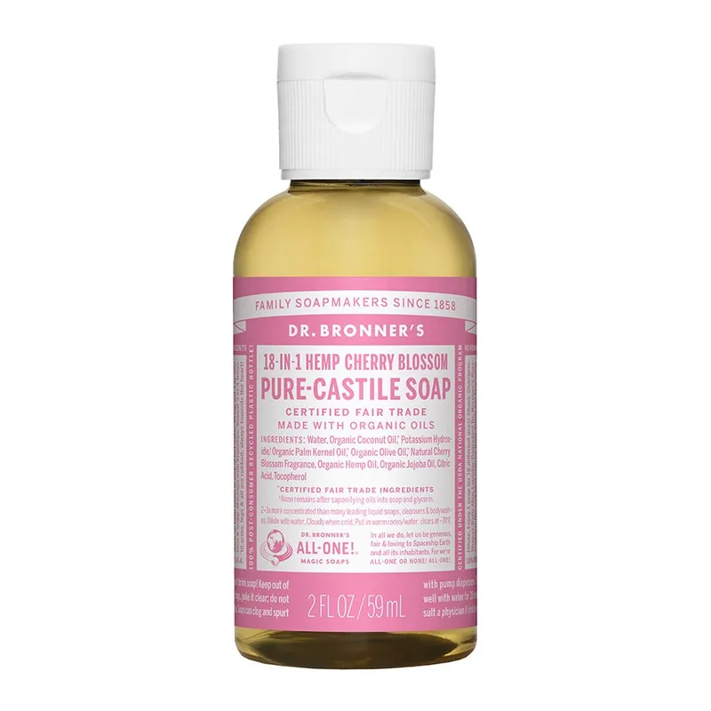 Dr. Bronner’s Pure Castile Liquid Soap Cherry Blossom - 60 ml