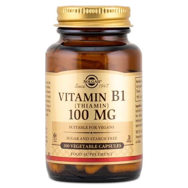 Solgar Vitamin B1 100 mg 100 kapslar