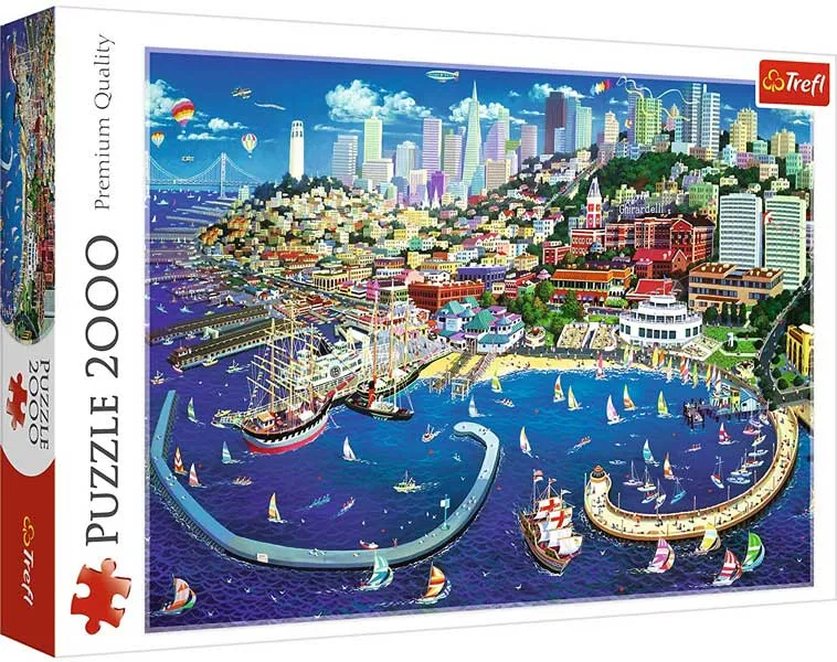 Pussel – San Francisco Viken 2000 bitar