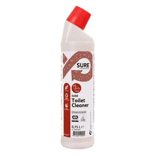 Sanitetsrent WC SURE Toilet Cleaner - 0,75L oparf pH=3 W2029