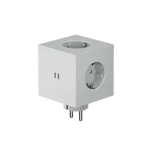 Avolt - Square 2 Socket extender with 30W Dual USBC - Tillbehör - Grå