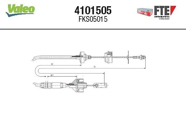 Kopplingsvajer VALEO 4101505