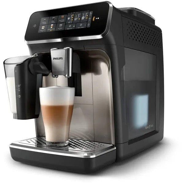Expresso kvarn Philips EP3347/90 Kaffemaskin med bönor Grå Serie 3300 LatteGo