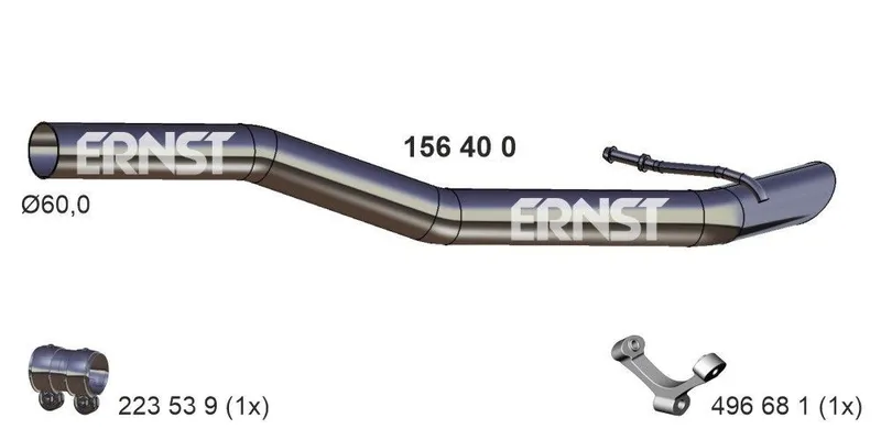 Avgasrör ERNST 156400