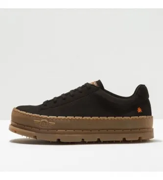 Art unisex. 117731101003_001 1773 Blue Planet skor svart (46), Tyg, Karta, 1 till 3 cm, Nyckelband, Casual