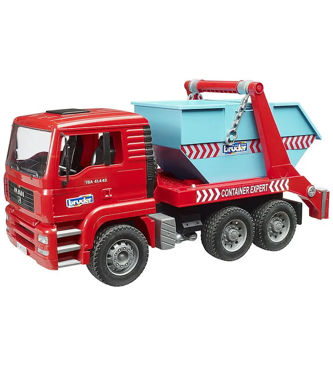 Bruder MAN TGA Skip container truck