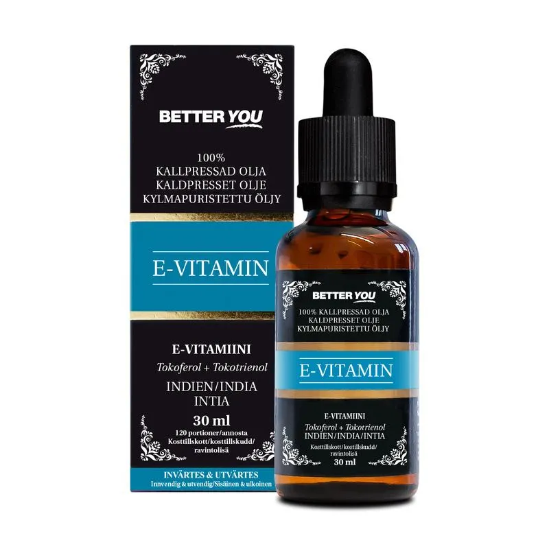 BETTER YOU Better You Kallpressad E-vitaminolja EKO 30 ml