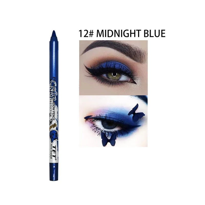 TFT Pearl Eyeshadow Pencil Color Eyeliner vattentät modemakeup utan smuts
