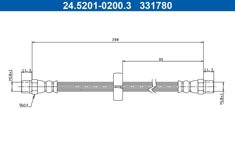 Bromsslang ATE 24.5201-0200.3