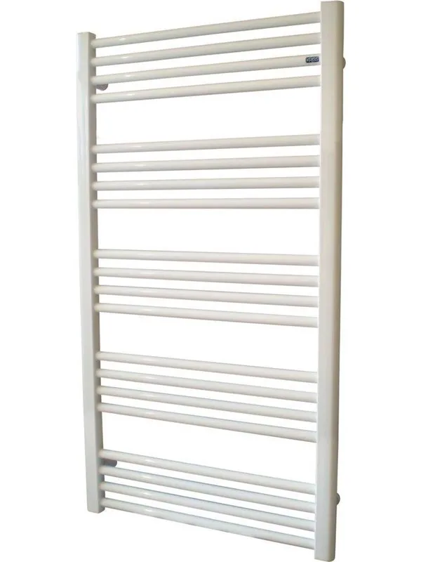 Kriss space heated towel rail 860×600 white