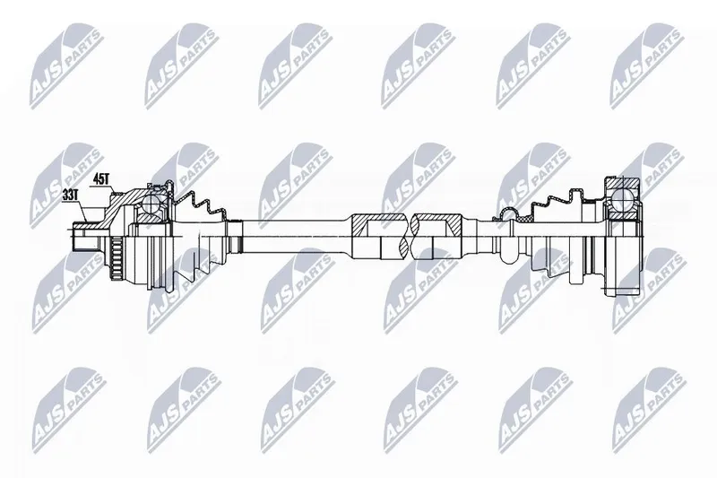 NTY NPW-AU-042 Drivaxel