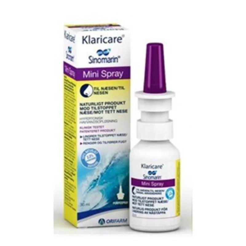 Orifarm Klaricare Mini nässpray 30 ml