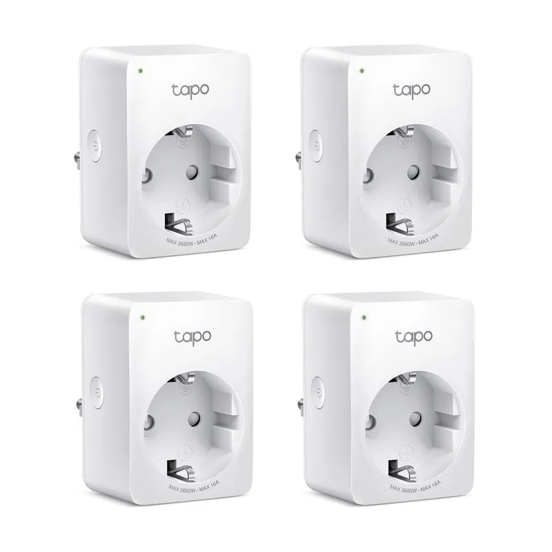 TP-Link Tapo P110 (4-Pack) Mini Smart Wi-Fi Socket Energy Monitoring